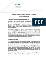 Prêmio Ibermúsicas para A Criação de Canções Sétima Edição 2020 PDF