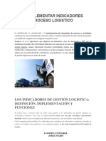 Cómo Implementar Indicadores para El Proceso Logistico PDF