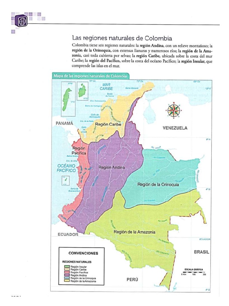 Regiones Naturales de Colombia | PDF