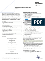 Applied Biosystems 3500/3500xL Genetic Analyzer: Quick Reference, 7 (0