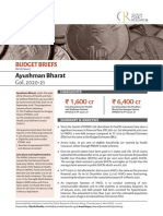 Budget Briefs: Ayushman Bharat