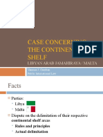 Case Concerning the Continental Shelf Libyan Arab Jamahiriya / Malta