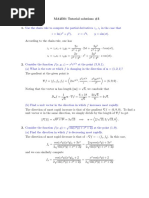 MA2E01 Tutorial Solutions #3:, Z Z LN (X X S T, y Sin (ST)