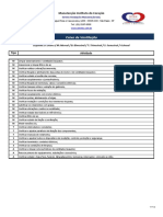 Check List de Manutenção de Equipamentos