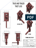 Truck and Trailer Twist Lock Drawing CHTTL PDF