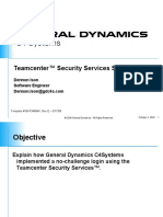 Teamcenter™ Security Services SSO: Dennon Ison Software Engineer