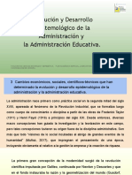 Evolucion y Desarrollo Epistemologico de La Administracion