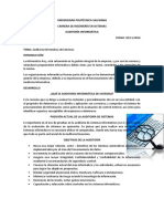 Auditoria Informatica de Sistemas