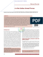 Dental Research in The Indian Armed Forces: Pecial Eature