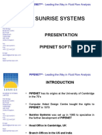 Sunrise Systems: Presentation Pipenet Software
