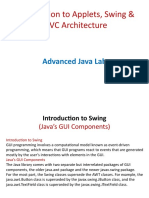 Introduction To Applets, Swing & MVC Architecture: Advanced Java Lab