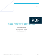 Cisco Firepower 2100 Firewall Data Sheet