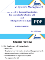 Role of MIS in Business
