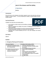 IFE Level 4 Certificate in Fire Science and Fire Safety: Unit 4: Aviation Fire Operations