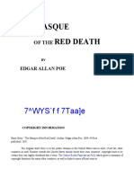 The Masque Red Death: 7 WYS'f F 7taa) e