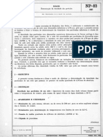 NP 83 1965 (densidade das partículas) - Cópia
