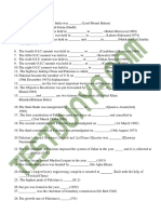 Pak Study MCQs PDF