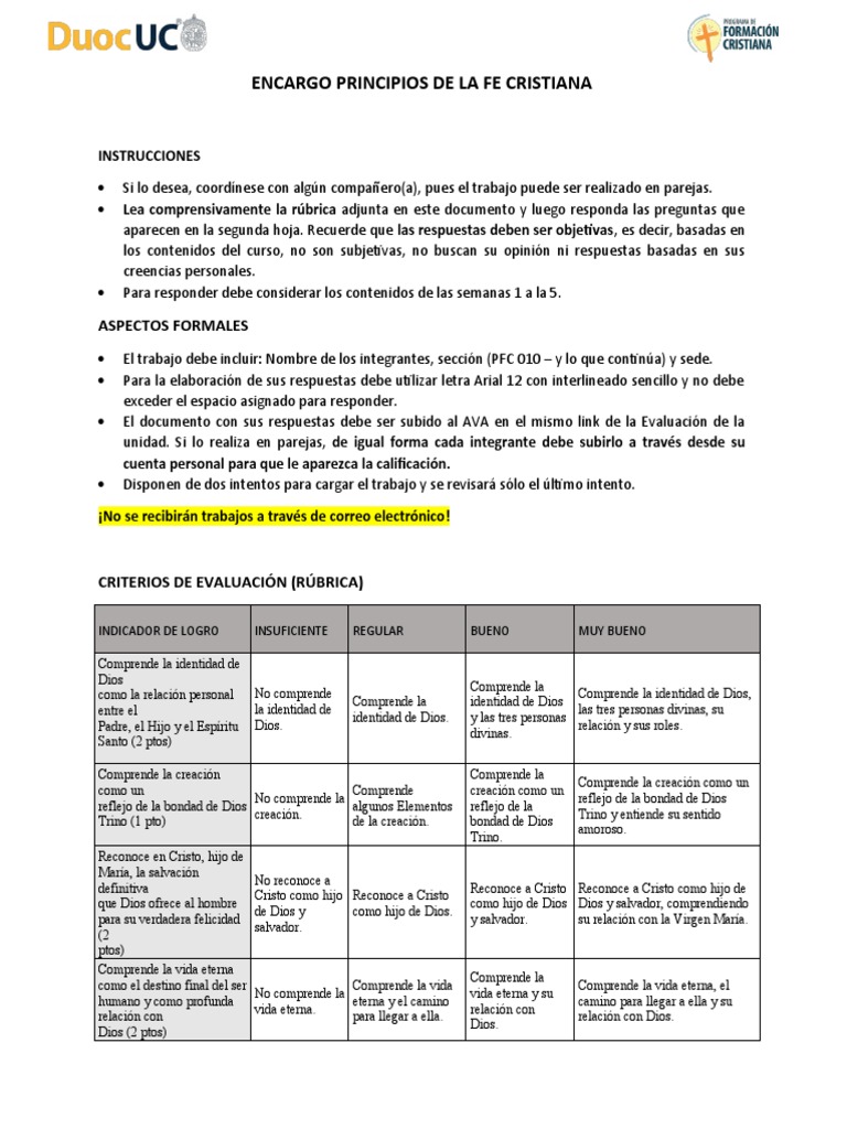 Principios fundamentales de la fe cristiana | PDF | Cristo (título ...