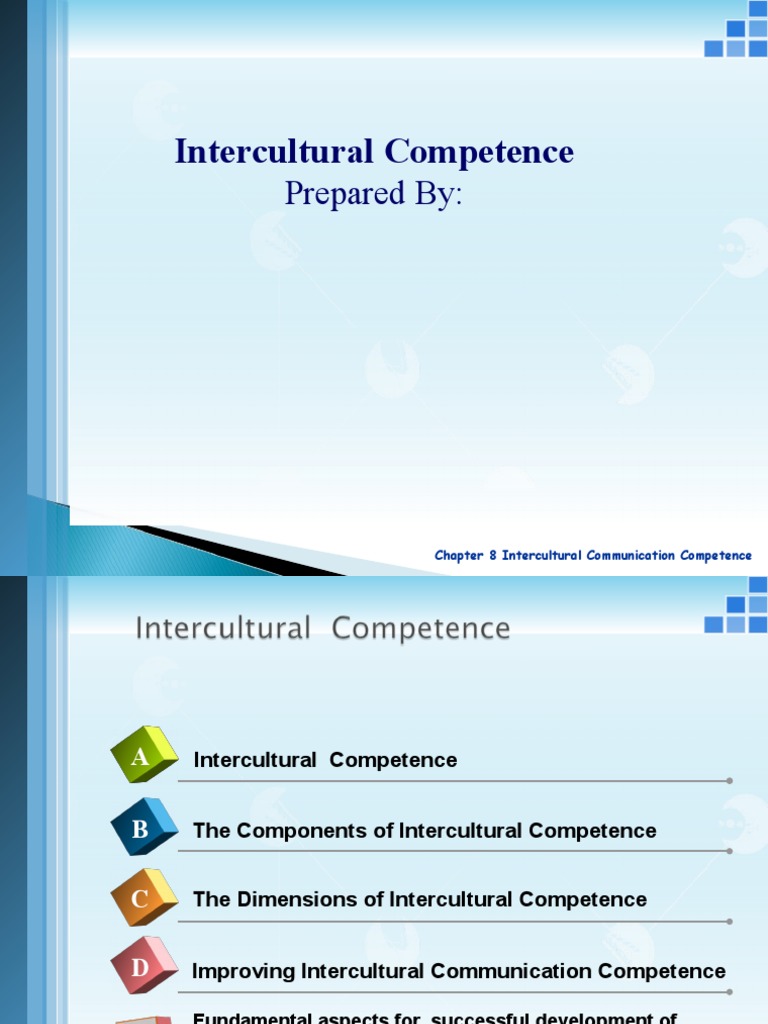 Key Components of Intercultural Competence | PDF | Competence (Human ...