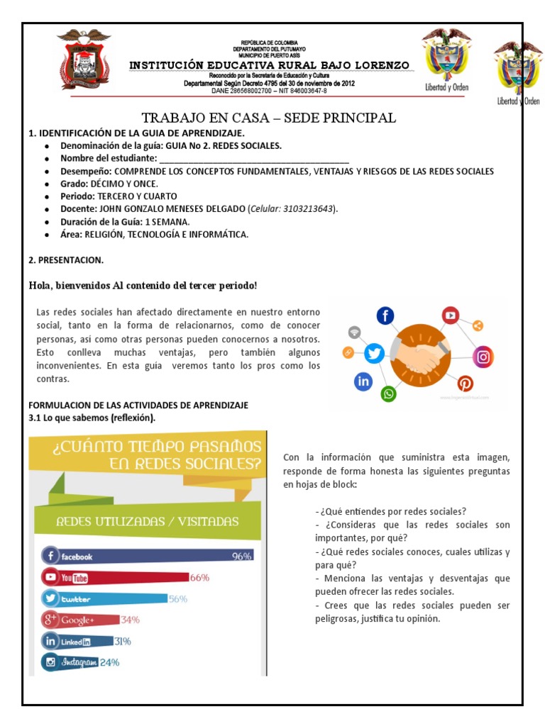 Riesgos de Redes Sociales en Niños | PDF | Servicio de redes sociales ...
