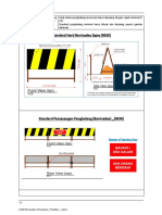 Ukuran Standart Hard Barricade