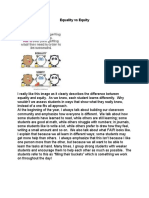 Equality Vs Equity Assignment 1