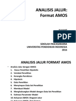 Analisis Jalur Format Amos