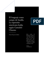 El Lenguaje Como Campo de Batalla. La Expresión Americana Kuika Según Gamaliel Churata