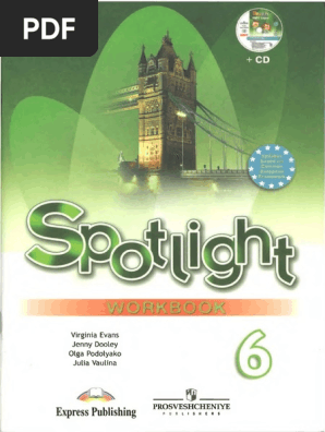 Spotlight 6 Angliiskii V Fokuse Workbook PDF | PDF