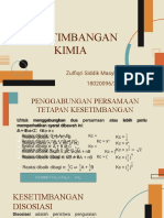 Kesetimbangan Kimia