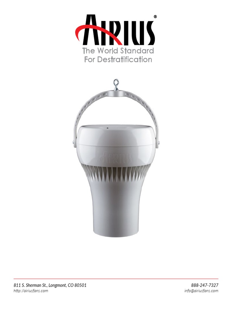 Airius Air Pear Destratification Fans | PDF | Building Engineering | Nature