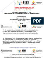 2 PM Sufrimiento Estudiantil y Los Desafíos de Las Políticas Inclusivas en La Universidad