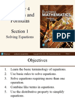 SBU14 - PPT - 0401 Solving Equations