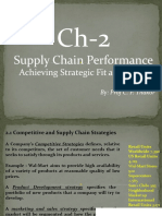 Achieving Strategic Fit Between Competitive and Supply Chain Strategies