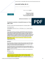 Crecimiento Económico y Desarrollo Humano en Colombia (2000 - 2010)