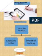 Objetivos del estudio analítico de la intención estadística