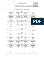 Auto-Avaliação de Leitura - R,-R-,RR, Ar, Er, Ir, Or, Ur