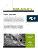 International Security: Course Description