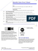 Oldsmobile Cutlass Owner's Manual PDF