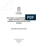 Arguello (2018) Una Visión A La Zoosemiótica Visual Desde El Diseño y Su Apoyo A Sistemas de Comunicación Visual Humana PDF