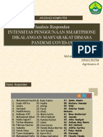 Muhammad Daffa Fahrery (1906113629) - AGB-A - Analisis Responden APLIKOM