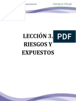 Lección 3. Riesgos y Expuestos