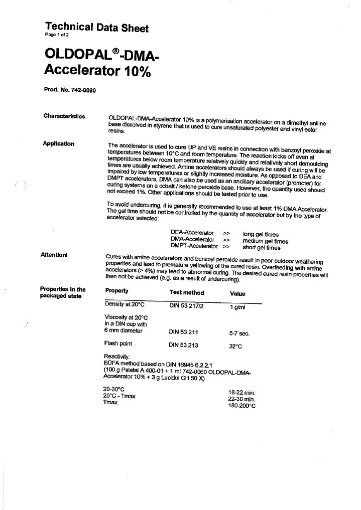 Dma Tds | PDF