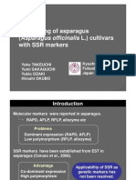 028 Yoko Takeuchi - Genotyping of Asparagusasparagus Officinalislcultivars With SSR Markers