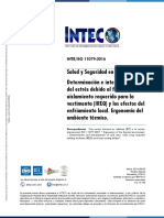 INTE ISO 11079 2016 - Estrés Debido Al Frío