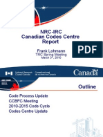 Nrc-Irc Canadian Codes Centre: Frank Lohmann