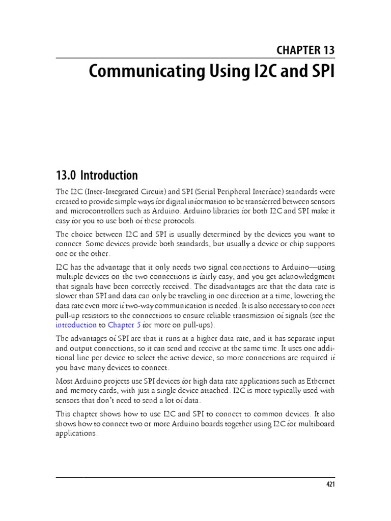 Communicating Using I2C and SPI | PDF | Electronics | Electronic
