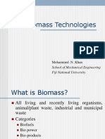 Biomass Technologies: Mohammed. N. Khan