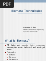 Biomass Technologies: Mohammed. N. Khan