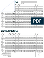 DreadBall Roster Sheet - Editable PDF